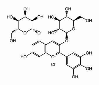 Delphinidin-3,5-diglucoside chloride