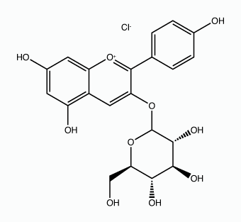 Pelargonidin 3-glucoside chloride