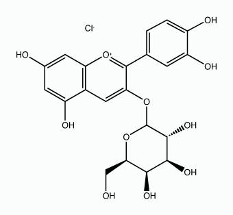 Cyanidin-3-galactoside chloride