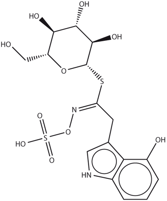 4-Hydroxyglucobrassicin, Kaliumsalz